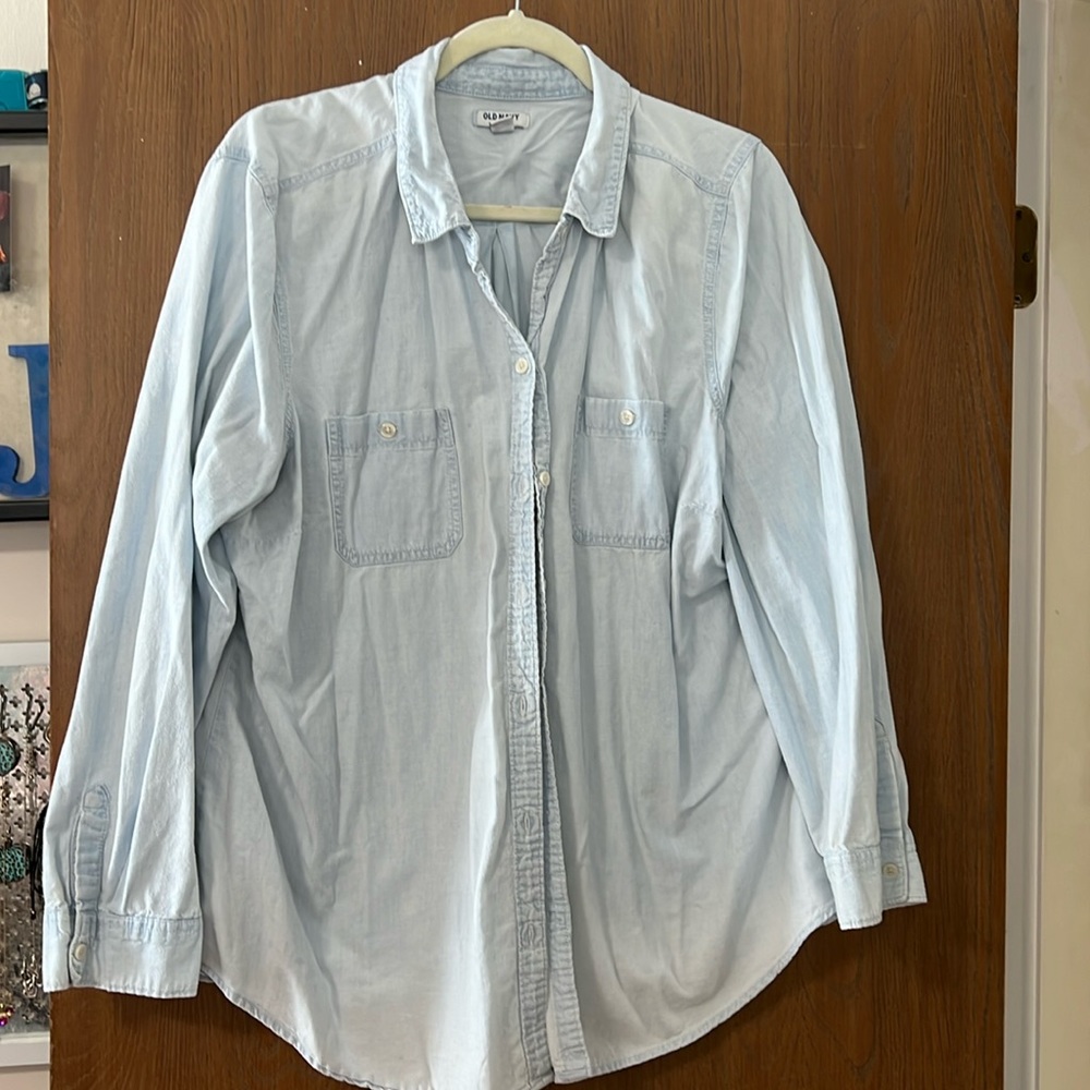 Lightwash old navy light jean jacket